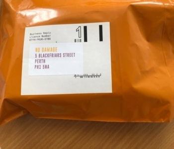 Send back with provided mailing label